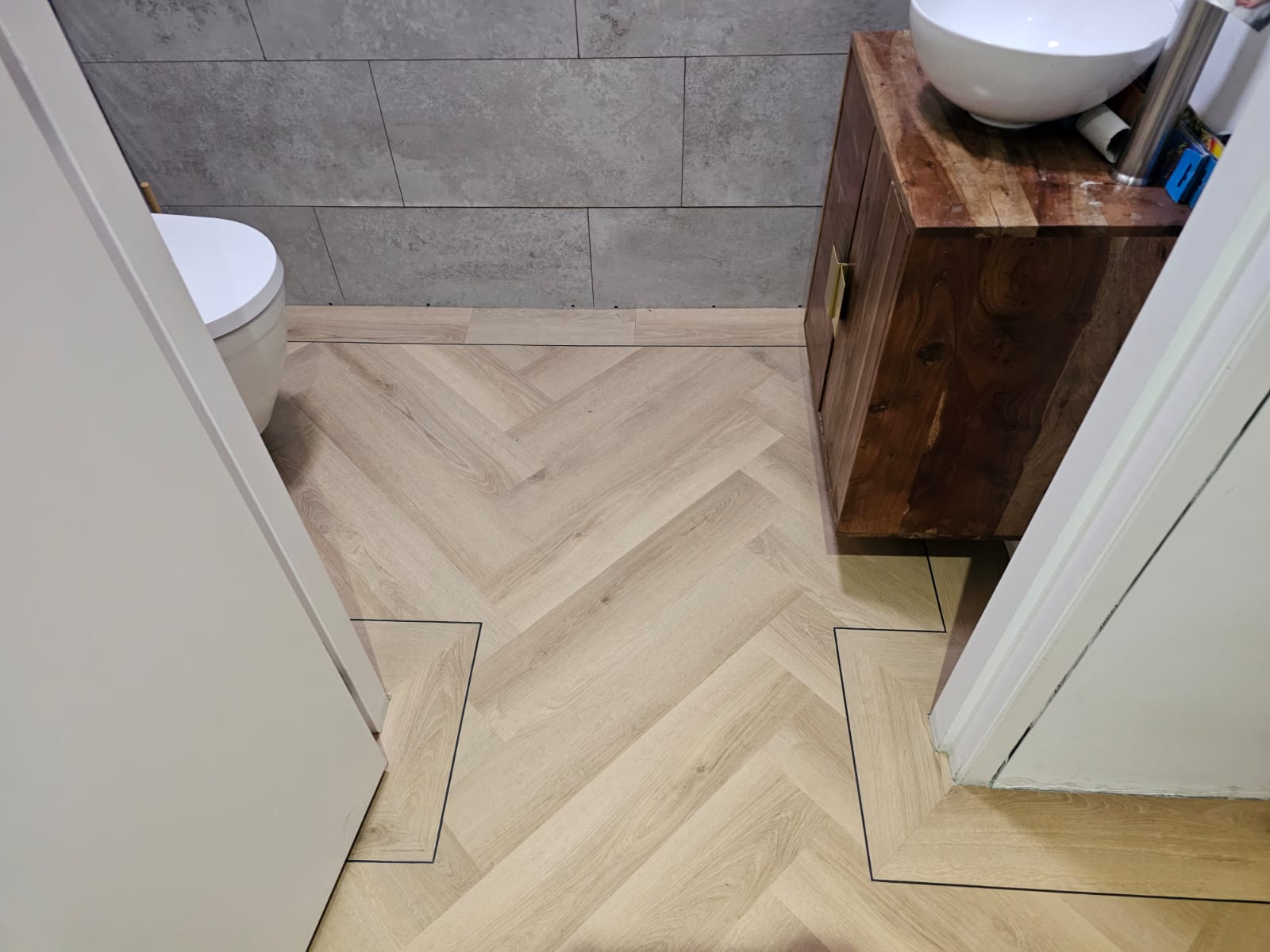 House Rosmalen PVC-vloer visgraat