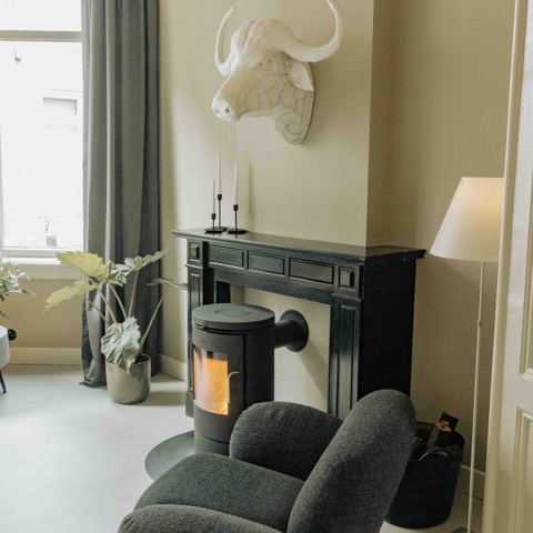 Beton cire vloer woning centrum Den Bosch